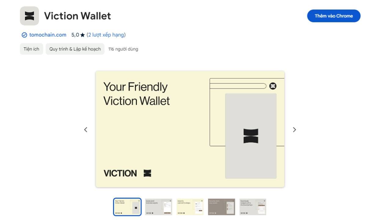Viction Wallet extension