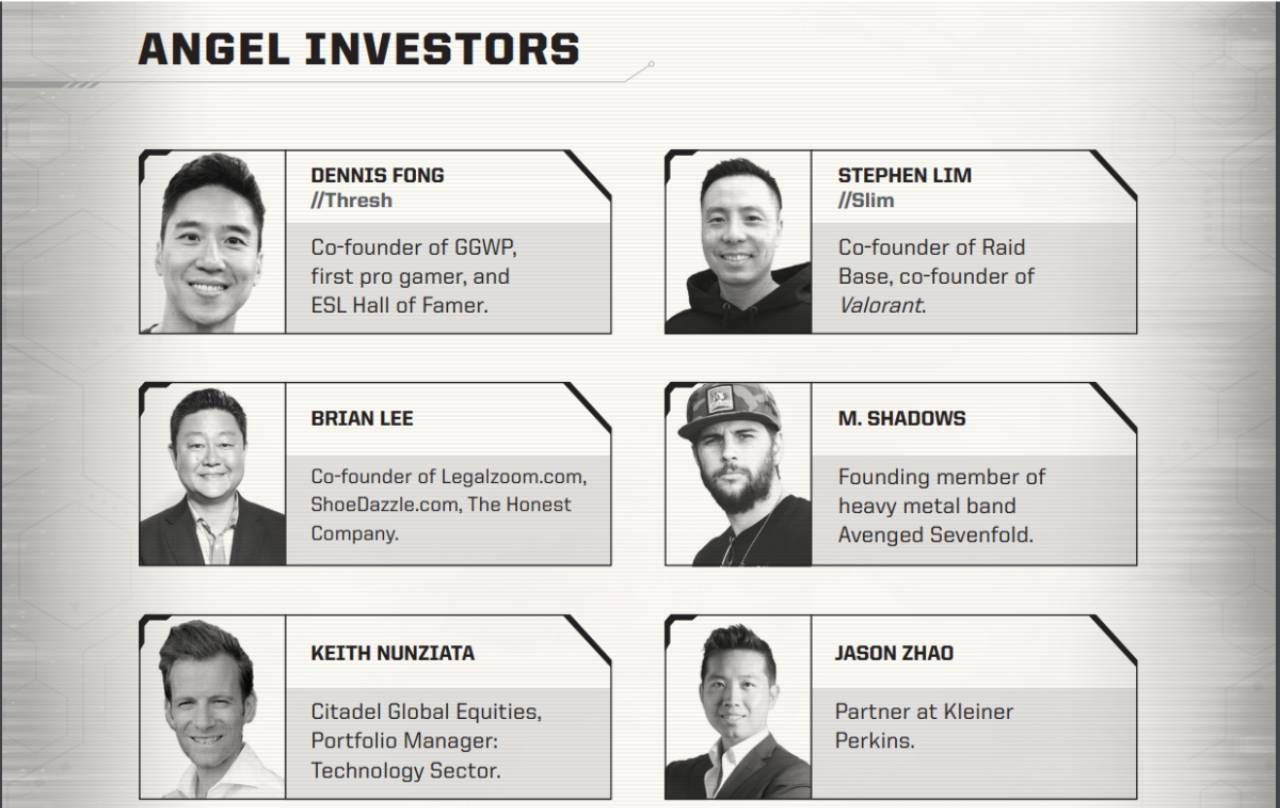 Angel Investors của SHRAPNEL