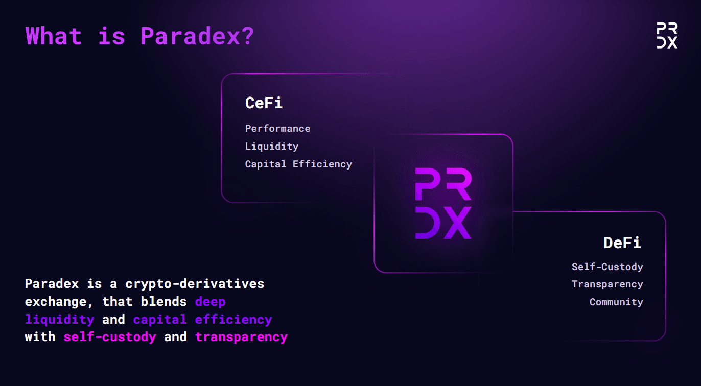 Paradex là dự án đầu tiên trên giải pháp Layer 3 của StarkNet