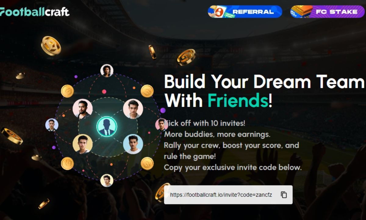 Minh họa Referral Program của Footballcraft