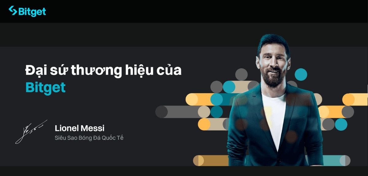 Lionel Messi là đại sứ thương hiệu của Bitget