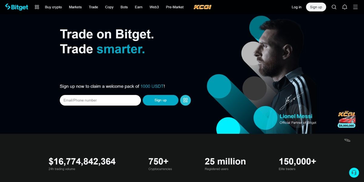 Website sàn giao dịch Bitget