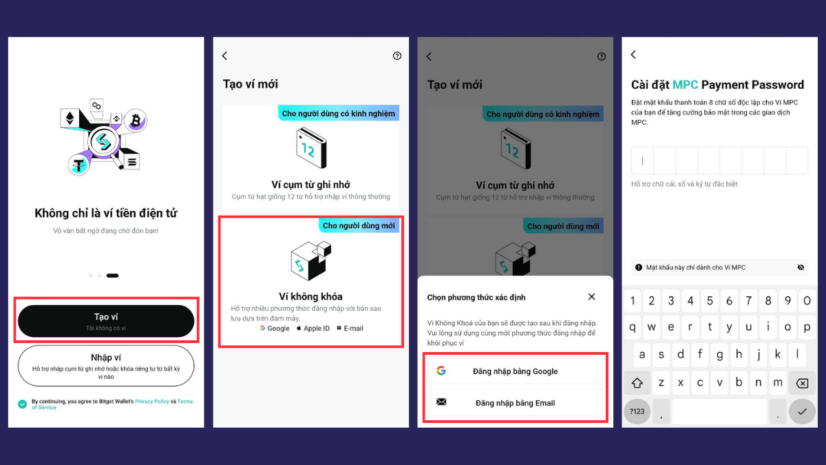 Cách tạo ví bằng chức năng Multi-party Computation